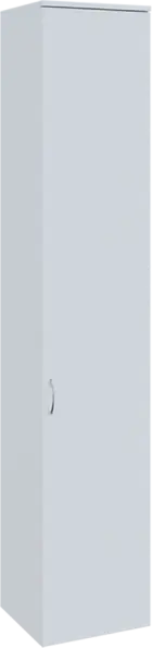 ST 6 - 42 šatní skříň, tyč, pravá, 2150x400x600, bílá